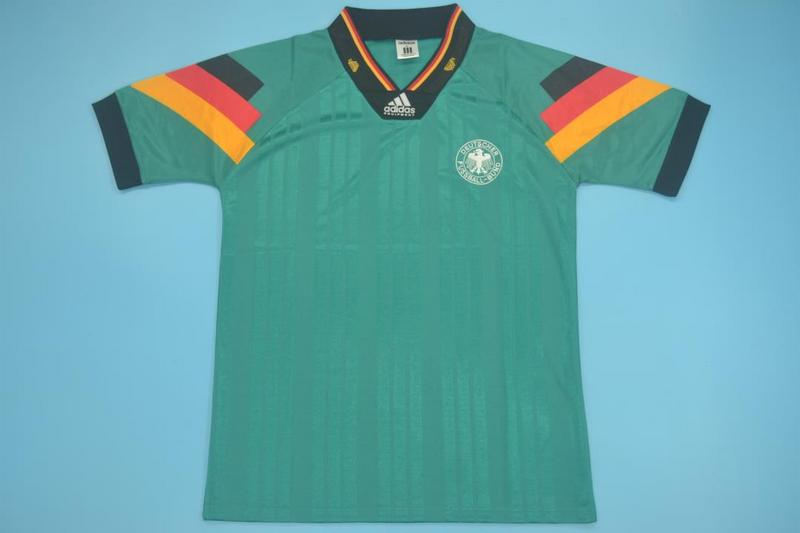 AAA Quality Germany 1992 EuroCup Away Soccer Jersey